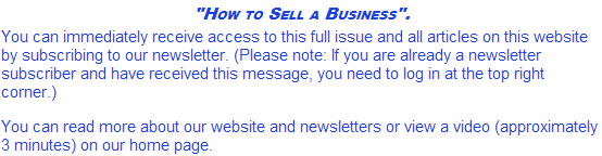 How to Sell a Business Subscribe